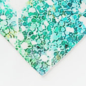 Couverture Polaire Monographie de la fausse parties scintillant turqu (Coin)