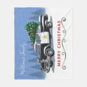 Couverture Polaire Monographie de l'arbre de Noël de la voiture de la (Devant)