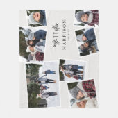 Couverture Polaire Monographie rustique collage de famille 7 photo no (Devant)