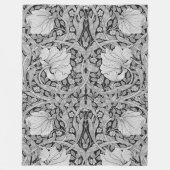 Couverture Polaire Monotone gris Pimpernel, William Morris (Devant)