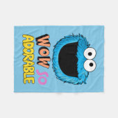 Couverture Polaire Monster à la fin de cette histoire | Cookie Monste (Devant (Horizontal))