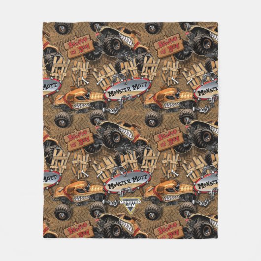 Couverture Polaire Monster Jam Monster Mutt Dalmatien (Devant)