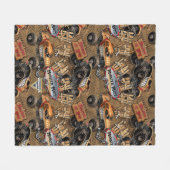 Couverture Polaire Monster Jam Monster Mutt Dalmatien (Devant (Horizontal))