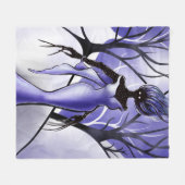 Couverture Polaire Monster Macabre de la femme déplaisante (Devant (Horizontal))