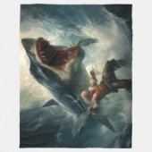 COUVERTURE POLAIRE MONSTER SHARK (Devant)