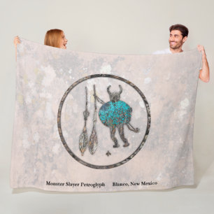 Couverture Polaire Monster Slayer Petroglyph Fleece Blanche
