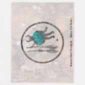 Couverture Polaire Monster Slayer Petroglyph Fleece Blanche (Devant)