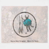 Couverture Polaire Monster Slayer Petroglyph Fleece Blanche (Devant (Horizontal))