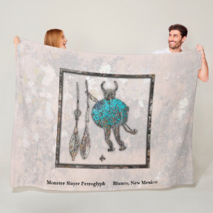 Couverture Polaire Monster Slayer Petroglyph Fleece Blanche