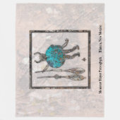 Couverture Polaire Monster Slayer Petroglyph Fleece Blanche (Devant)
