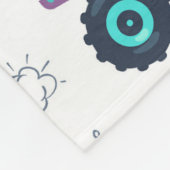 Couverture Polaire Monster Trucks Cars Modern Colorful Kids Boys (Coin)