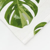 Couverture Polaire Monstera Albo Fleece Blanket (Coin)
