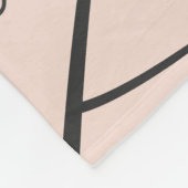 Couverture Polaire Monstera minimaliste (Coin)