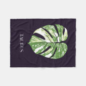 Couverture Polaire Monstera thaïe de Constellation Taurus (Devant (Horizontal))