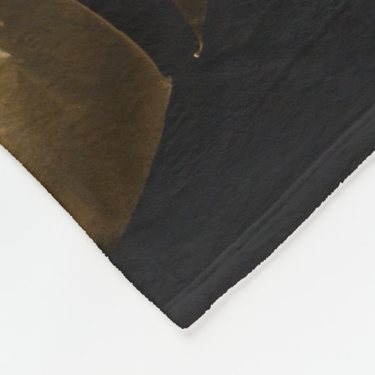 Couverture Polaire Monstère d'or : Composition artistique luxueuse (Coin)