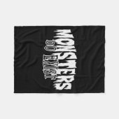 Couverture Polaire Monsters Do Exist Horror  (Devant (Horizontal))
