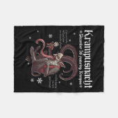 Couverture Polaire Monstre de Noël Krampusnacht Festi (Devant (Horizontal))
