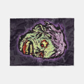 Couverture Polaire Monstre Zombie (choc) (Devant (Horizontal))