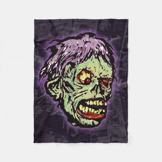 Couverture Polaire Monstre Zombie (choc) (Devant)
