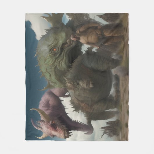 Couverture Polaire Monstres Imaginaires (Devant)