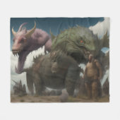 Couverture Polaire Monstres Imaginaires (Devant (Horizontal))