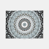 Couverture Polaire Monstres Mandala 2 (Devant (Horizontal))