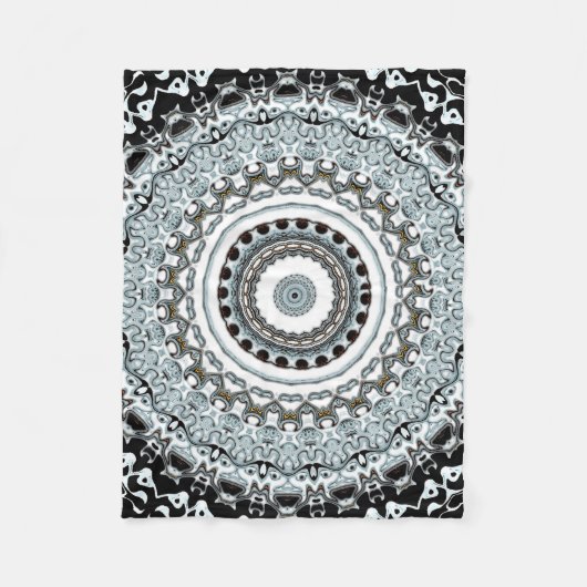 Couverture Polaire Monstres Mandala 2 (Devant)