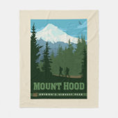Couverture Polaire Mont Hood | Oregon (Devant)