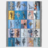 COUVERTURE POLAIRE "MONTAGE" DE L'AÉRONEF DE COMBAT AMÉRICAIN (Devant)