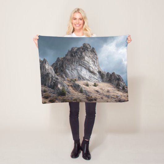 Couverture Polaire Montagne Besh Barmag (En situation)