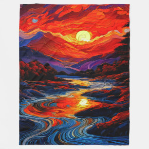 Couverture Polaire Montagnes des Appalaches 004
