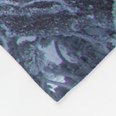 Couverture Polaire Montagnes d'hiver calmes : Foggy Serenity. (Coin)