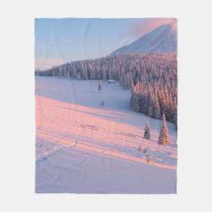 Couverture Polaire Montagnes neigeuses