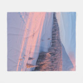 Couverture Polaire Montagnes neigeuses (Devant (Horizontal))