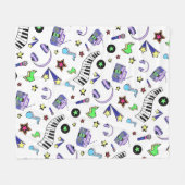 Couverture Polaire Montez la musique (Devant (Horizontal))