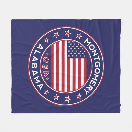 Couverture Polaire Montgomery, Alabama (Devant (Horizontal))