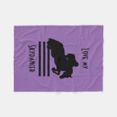 Couverture Polaire Montrer la silhouette du cavalier pour les amateur (Devant (Horizontal))