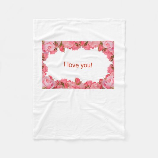 Couverture Polaire Montrez l'amour au 14 février. (Devant)