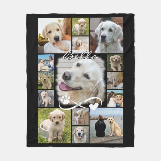 Couverture Polaire Monument aux chiens 15 photo Collage Sympathy Keep (Devant)