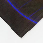 Couverture Polaire Moon light sky over the the Newcastle Tyne river (Coin)