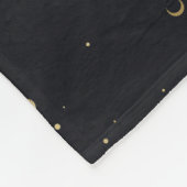 Couverture Polaire Moon Stars Gold Custom Citation Grandgirl (Coin)