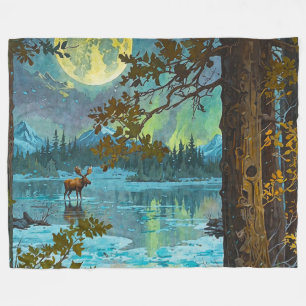 Couverture Polaire Moose et Moelle d'hiver du Canada
