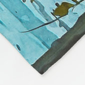 Couverture Polaire Moose et Moelle d'hiver du Canada (Coin)