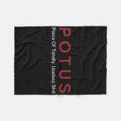 Couverture Polaire Morceau de Potus totalement inutile (Devant (Horizontal))