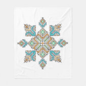 Couverture Polaire Moroccan Embroidery Star (Devant)