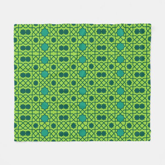 Couverture Polaire moroccan zelij (Devant (Horizontal))