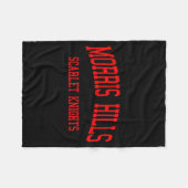 Couverture Polaire Morris Hills High School Hs Rockaway Nj Retro (Devant (Horizontal))