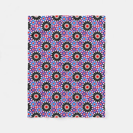 Couverture Polaire Mosaic Legacy: Andalusian Moroccan Zellige Art (Devant)