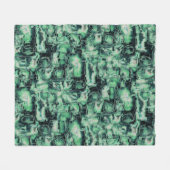 Couverture Polaire Mosaïque d'image abstraite rustique sculptée dans  (Devant (Horizontal))