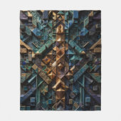 Couverture Polaire Mosaïque verticale 3D extrême (Devant)